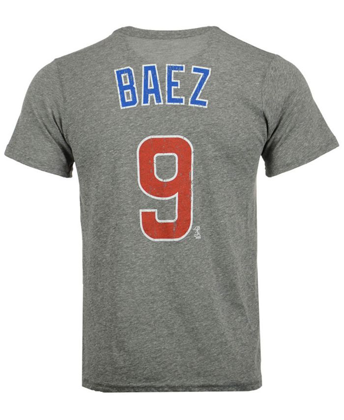 Majestic Men's Javier Baez Chicago Cubs Official Player T-Shirt