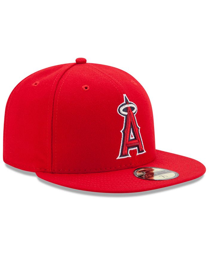New Era Los Angeles Angels Authentic Collection 59FIFTY Cap - Macy's