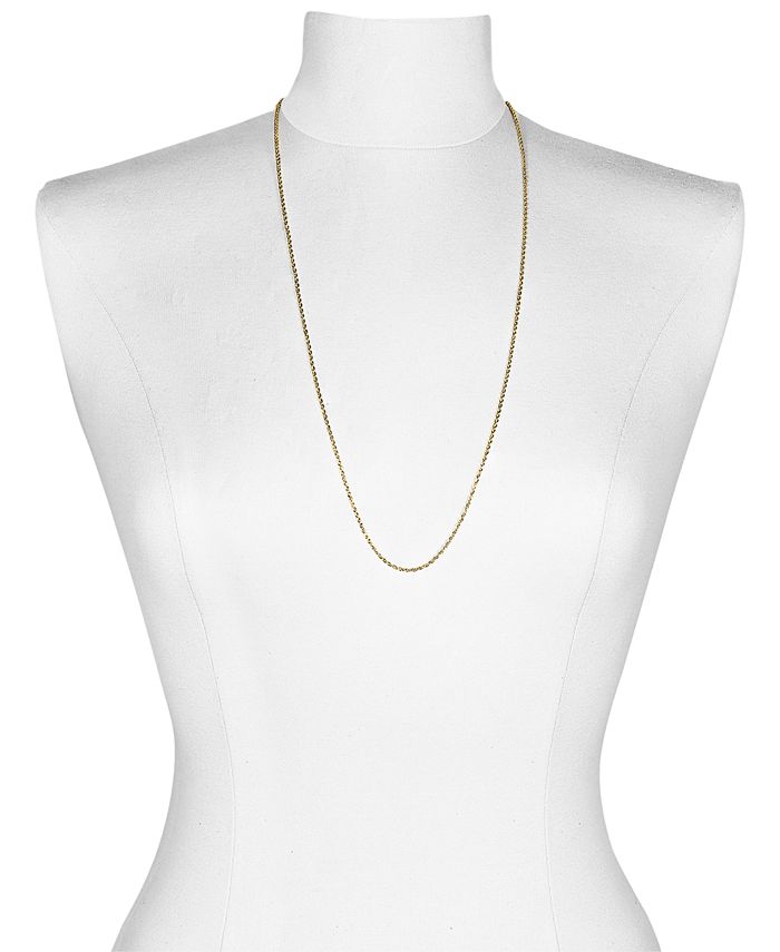 Macy's Rope Chain 30" Necklace (4mm) in 14k Gold Macy's