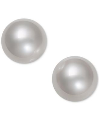 Belle de Mer - Pearl Earrings, 14k Gold AAA Cultured Freshwater Pearl Stud (11-12mm)