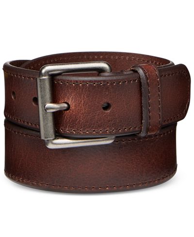 Levi's Men's Beveled-Edge Leather Belt - All Accessories - Men - Macy's