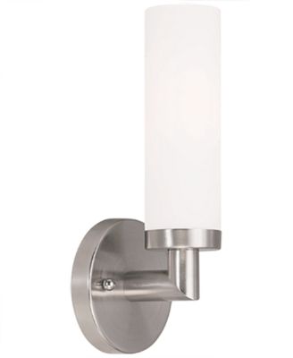 Livex - Aero 1- Light Brushed Nickel Sconce