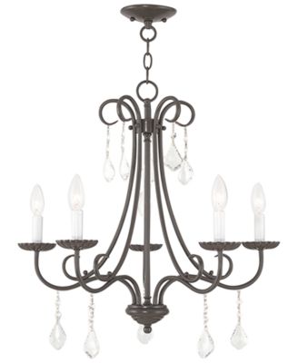 Daphne 5- Light Metal Chandelier