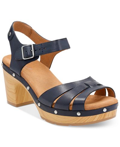Clarks Artisan Women's Ledella Trail Platform Sandals