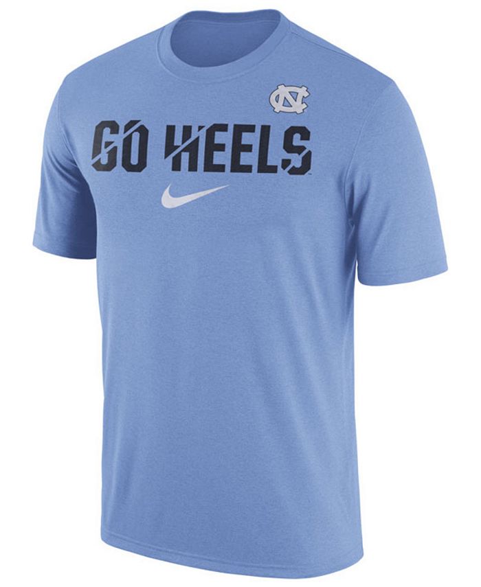 Nike Men's North Carolina Tar Heels Legend Ignite Verbiage T-Shirt - Macy's