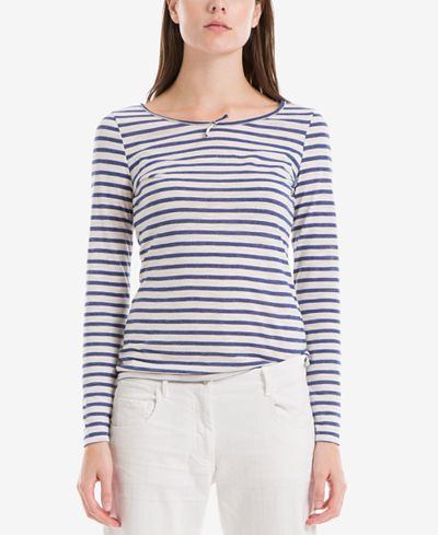 Max Studio London Striped Top