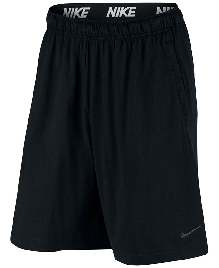 petróleo Oral Parque jurásico Nike Men's 9" Dri-FIT Cotton Jersey Training Shorts - Macy's
