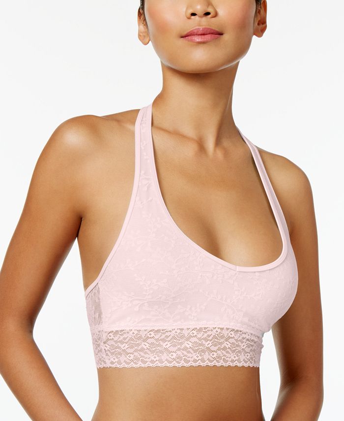 Calvin Klein Bare Lace Halter Bralette QF4044, Created for Macy's & Reviews  - Bras & Bralettes - Women - Macy's