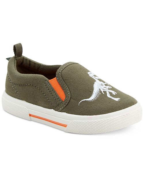 Carter S Damon Dinosaur Slip On Sneakers Toddler Boys Little
