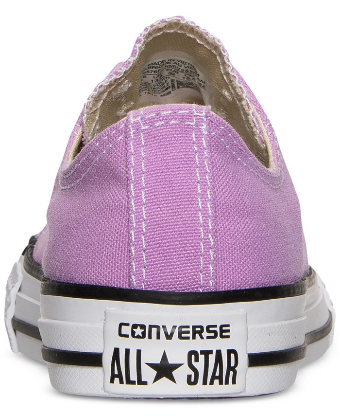 Converse Little Girls' Chuck Taylor All Star Ox Casual Sneakers from ...