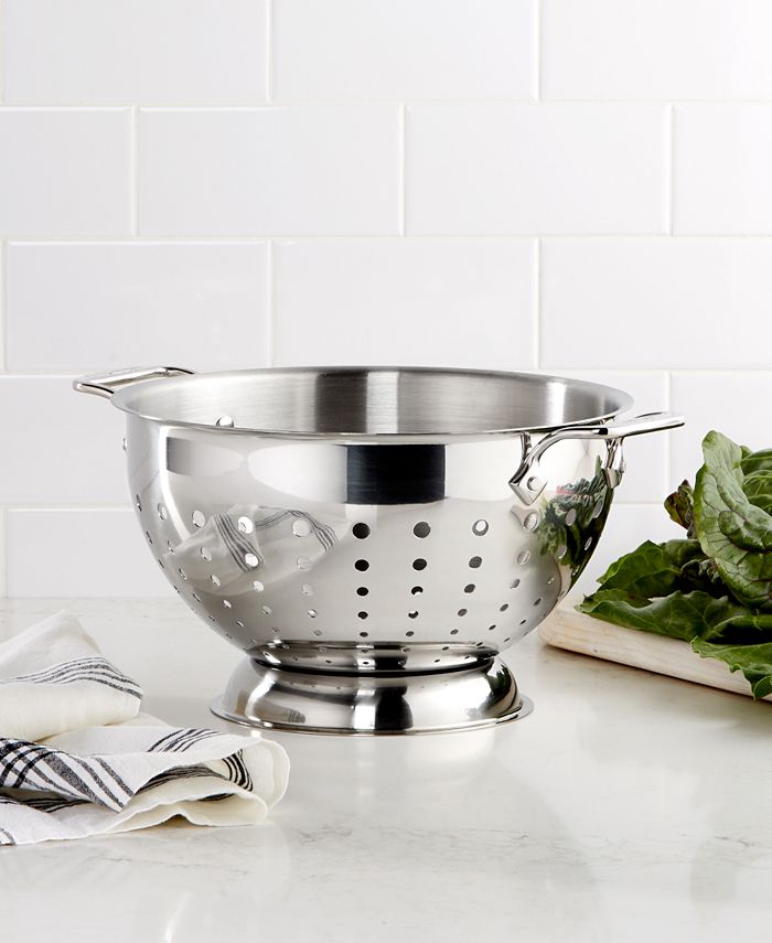 Silver Stainless Steel Colander - 3 Quart, All-Clad