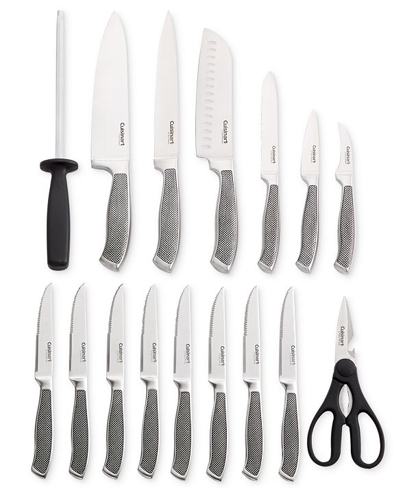 Cuisinart Stainless Steel 17Piece Cutlery Set, Created for Macy's
