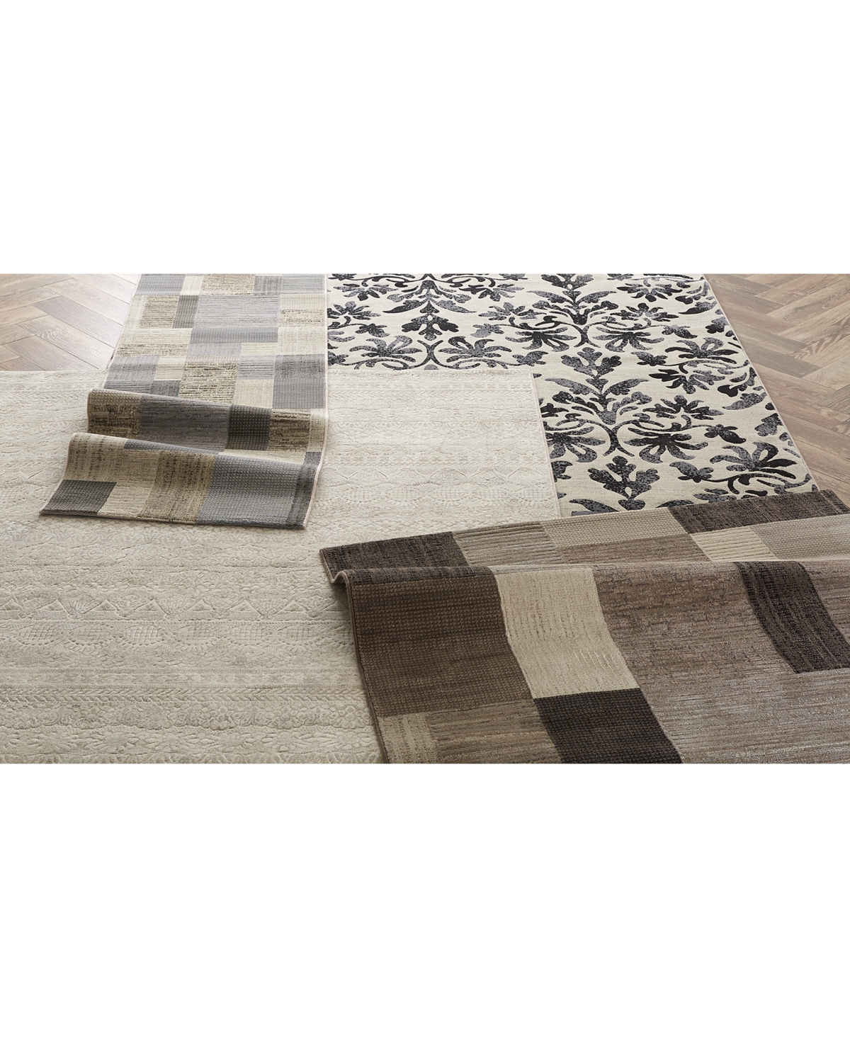Couristan Taylor Geometrics Rug -Gray
