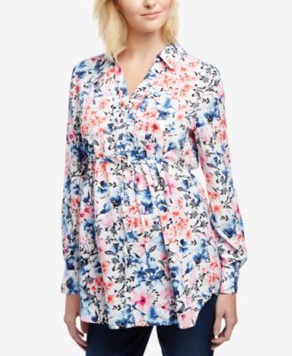 Motherhood Maternity - Maternity Floral-Print Blouse