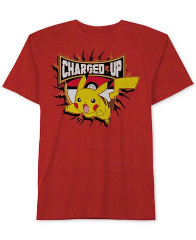 Jem Pokémon Graphic-Print T-Shirt, Big Boys (8-20)