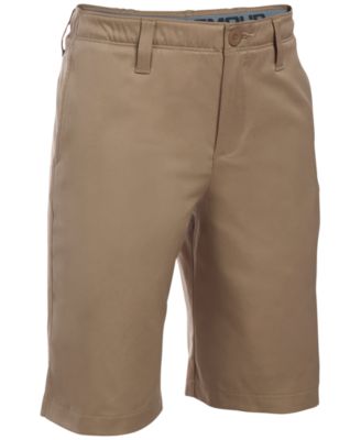 under armour khaki golf shorts
