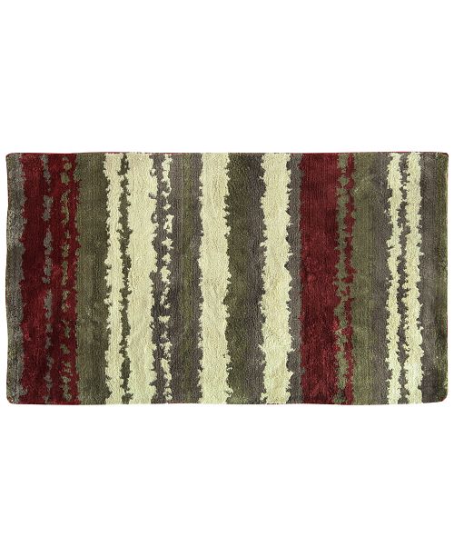 Bacova Cashlon Strata Red 20 X 32 Accent Rug Reviews Rugs Macy S