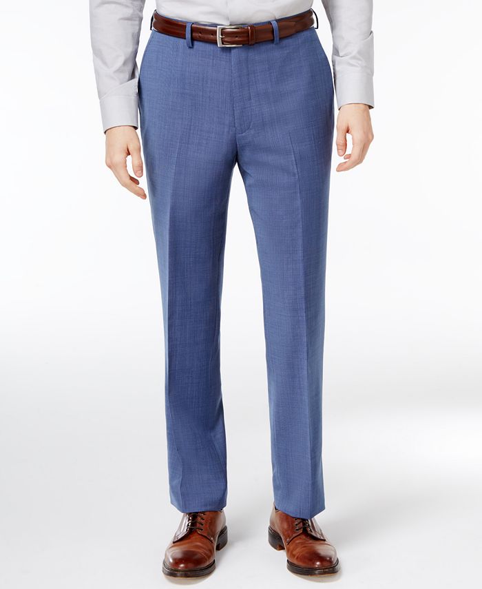 Michael Kors Men's Classic-Fit Blue Neat Pindot Suit - Macy's