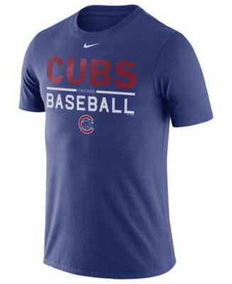 Nike Men's Chicago Cubs Practice T-Shirt - Macy's