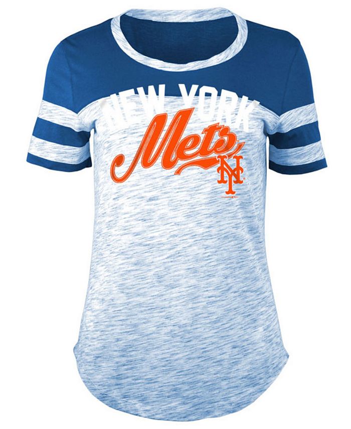 5th & Ocean Women's New York Mets Space Dye CB Yoke T-Shirt - Macy's