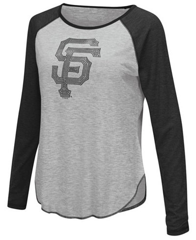 Touch by Alyssa Milano Women's San Francisco Giants Line Drive Long Sleeve T-Shirt