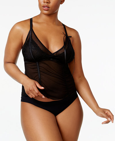 Inspire Psyche Terry Plus Size Lace-Cups Camisole IPTS059