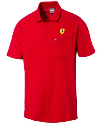 puma men's polo cotton shirt