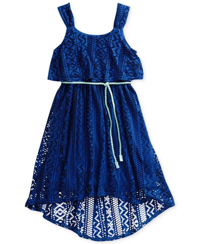 Sweet Heart Rose Popover Dress, Little Girls (2-6X)