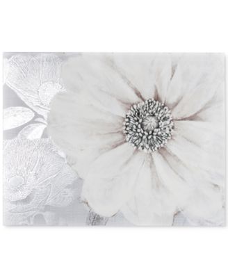 Graham & Brown - Grey Bloom Canvas Print