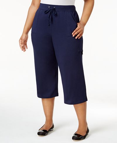 macys capris plus size