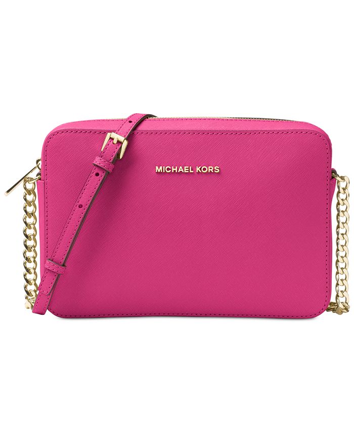 Michael Kors Jet Set Travel Large Crossbody & Reviews - Handbags &  Accessories - Macy's