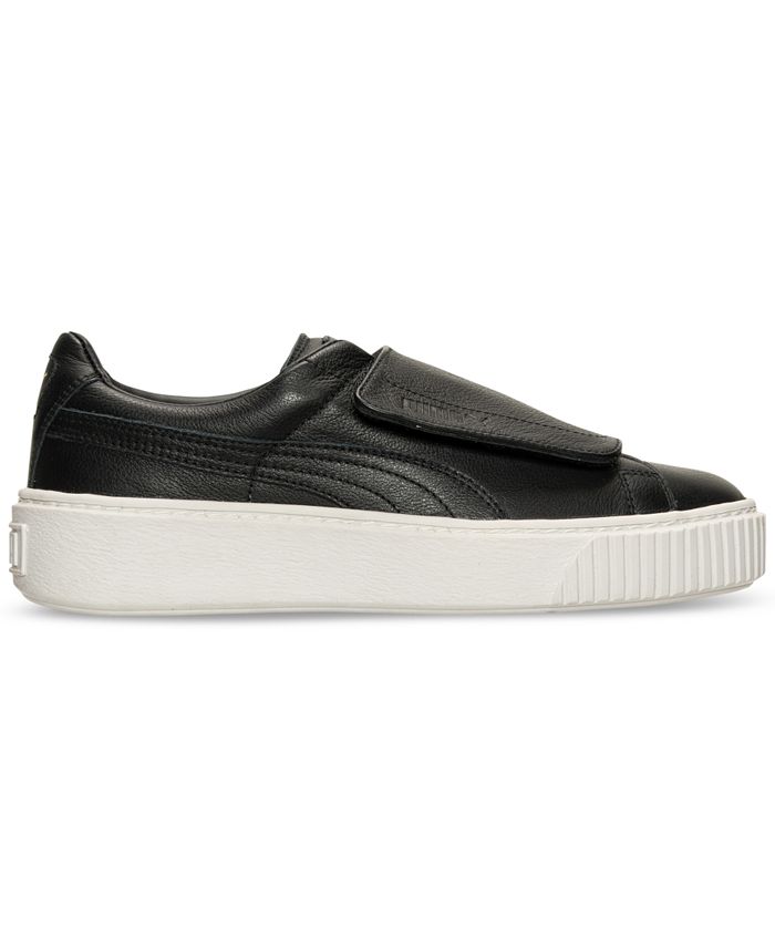 puma basket platform strap