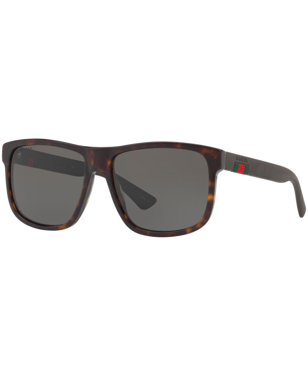 Shop Gucci Sunglasses, Gg0010s In Tortoise,grey Polar