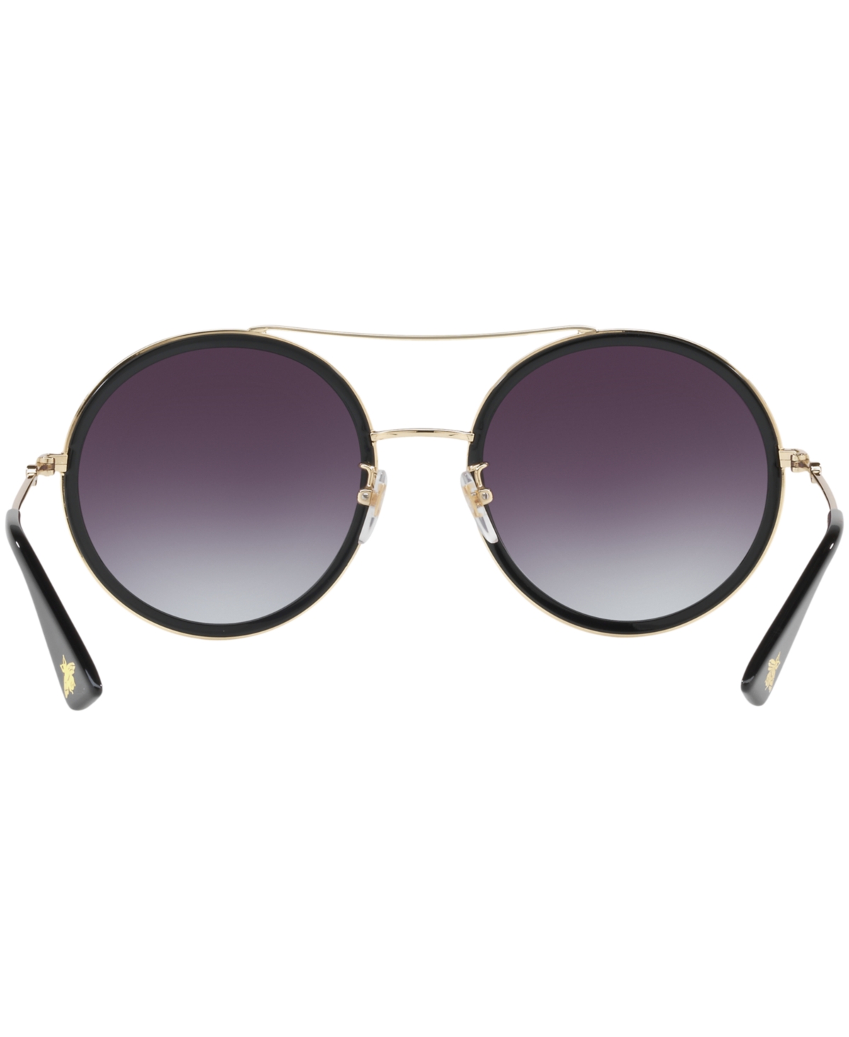 Shop Gucci Sunglasses, Gg0061s In Gold,grey Gradient