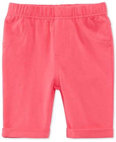First Impressions Solid Bermuda Shorts Baby Girls 0 24 Months
