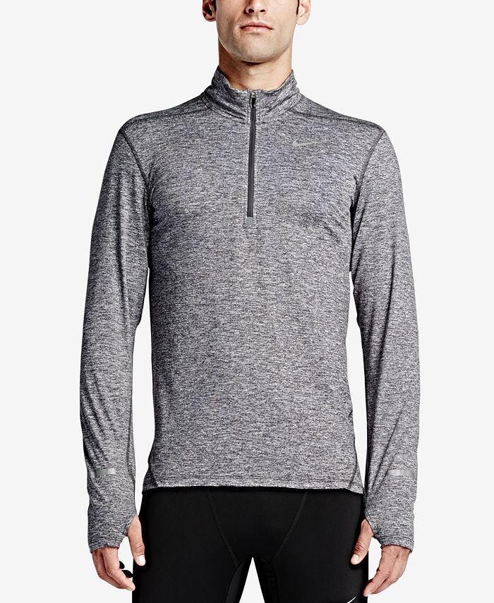 Nike Men's Element Dri-FIT Half-Zip Running Shirt - Macy's