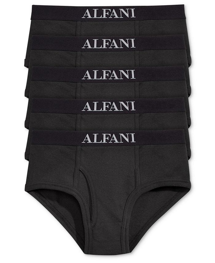 Alfani Men's 5 Pack Cotton Briefs, Created for Macy's Macy's