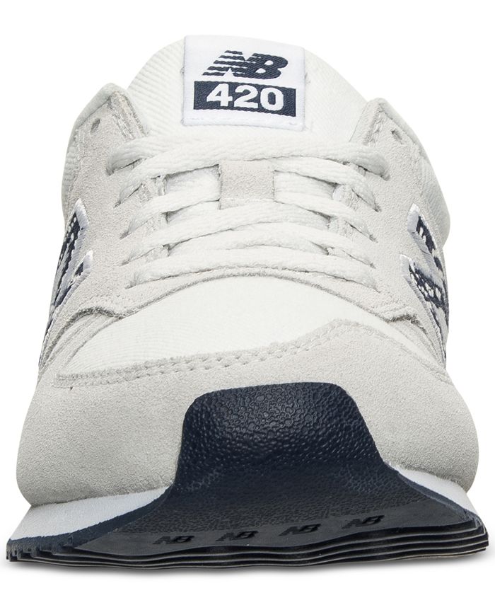 New Balance Women's 420 Denim Casual Sneakers from Finish Line - Macy's