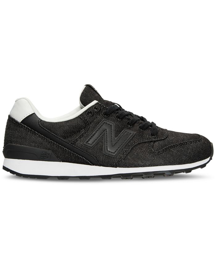 New Balance Women's 696 Denim Casual Sneakers from Finish Line - Macy's