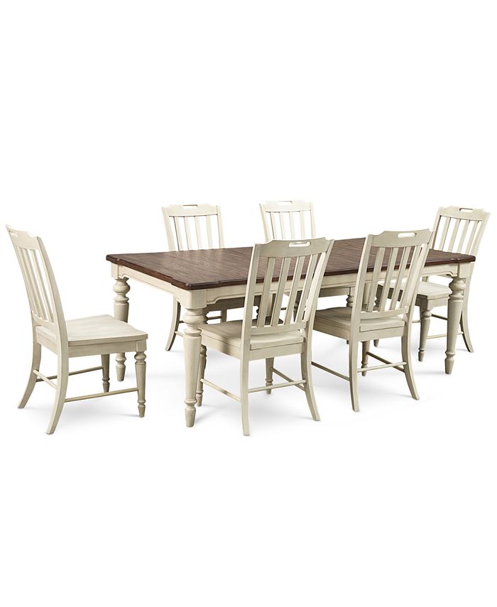 Furniture Barclay Expandable Dining Room Furniture, 7Pc. Set (Dining