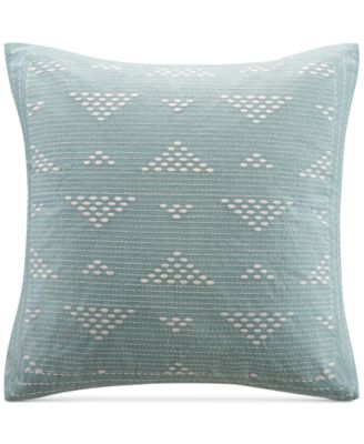 INK+IVY - Cario Embroidered 18" Square Decorative Pillow