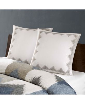 Isla Embroidered Cotton Sham, European