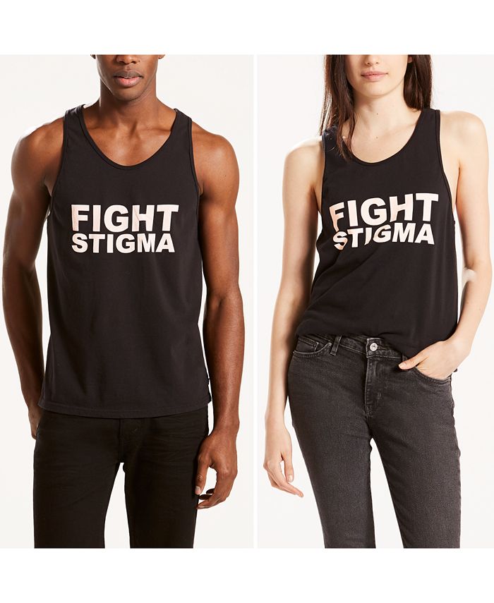 Levi's Unisex Pride Collection Fight Stigma Print Tank & Reviews - T-Shirts  - Men - Macy's