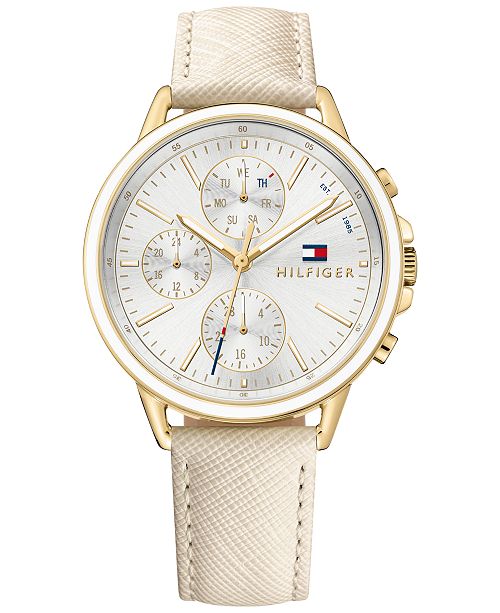 Women S Sophisticated Sport Nude Saffiano Leather Strap Watch 40mm 1781790