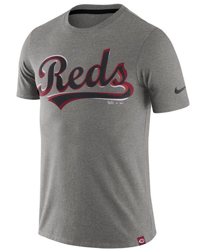Nike Men's Cincinnati Reds Marled T-Shirt - Macy's