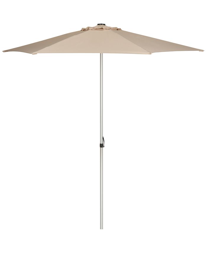 Safavieh - Mittson Outdoor 9' Umbrella, Quick Ship