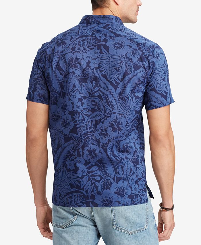 Polo Ralph Lauren Men's Big & Tall Classic-Fit Floral Print Shirt ...