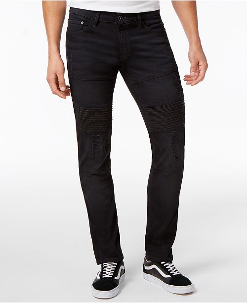 Ring of Fire Men's Slim Fit Stretch Black Jeans, Created for Macy's ...