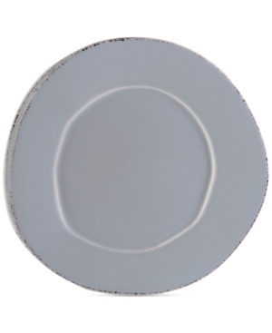 Shop Vietri Lastra Collection Salad Plate In Gray