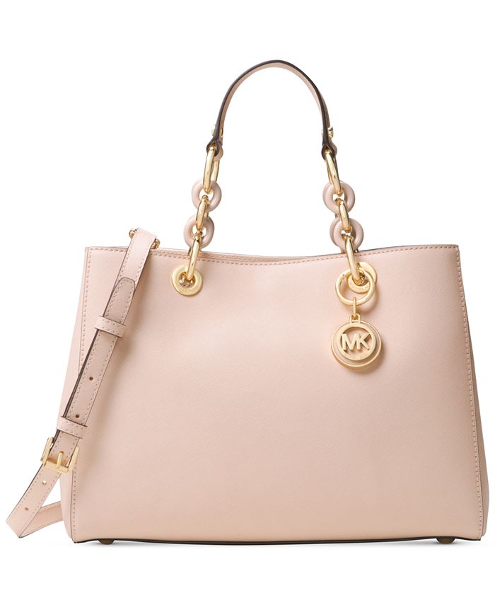 Michael Kors Cynthia Medium East West Satchel - Macy's